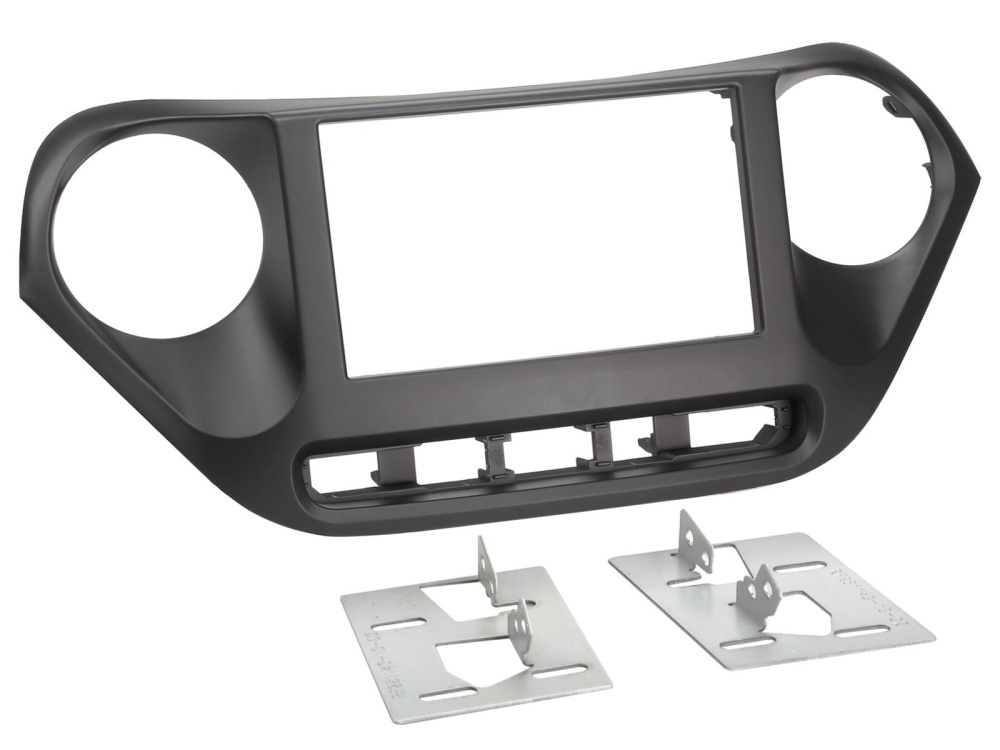 Ramka montażowa 2-DIN Hyundai i10, czarna