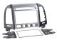 Ramka montażowa 2-DIN Hyundai Santa Fe, srebrna/czarna Ramka montażowa 2-DIN Hyundai Santa Fe, srebrna/czarna