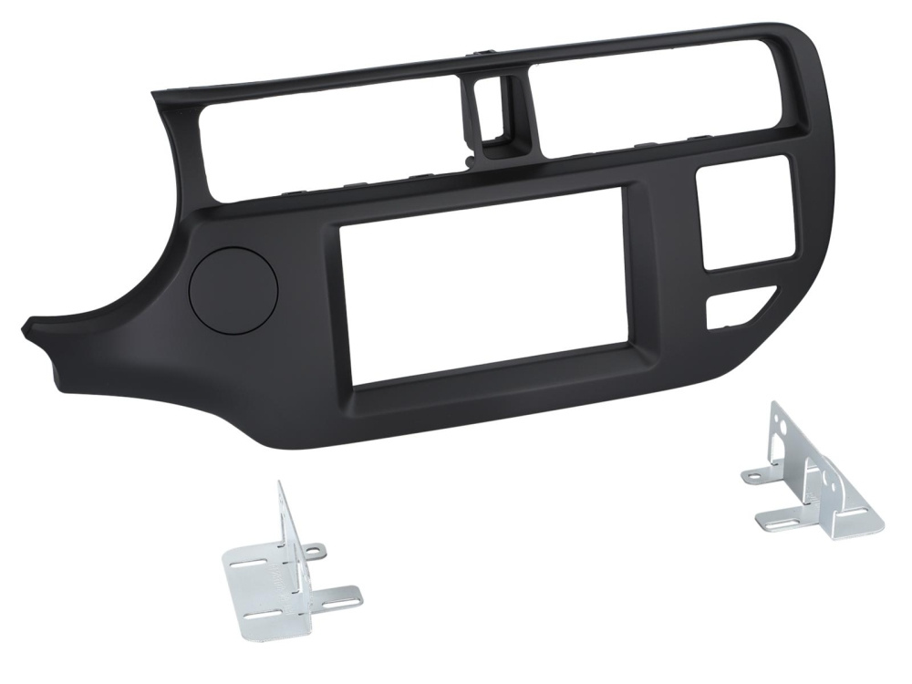 Ramka montażowa 2-DIN KIA RIO czarna