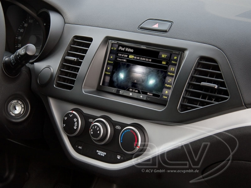 Ramka stereo 2-DIN Kia Picanto 11-