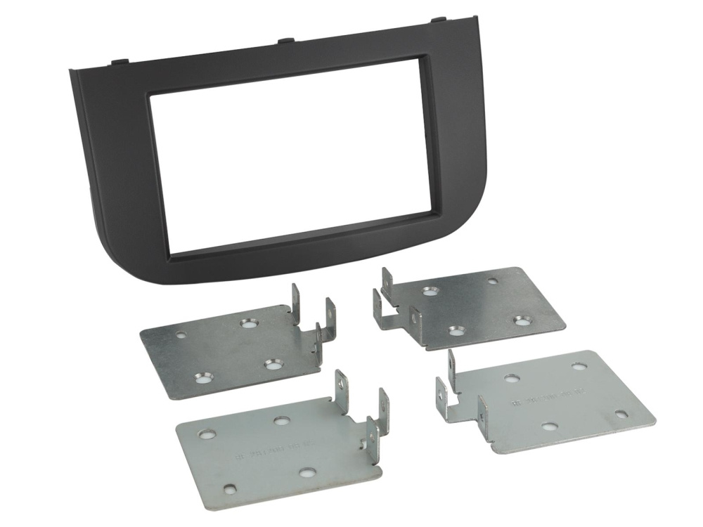 Ramka montażowa 2-DIN Mitsubishi Colt, czarna