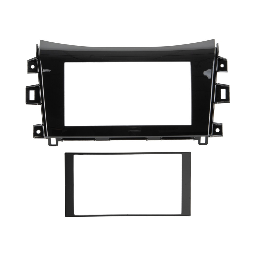 Ramka montażowa 2-DIN Nissan/Renault, piano black