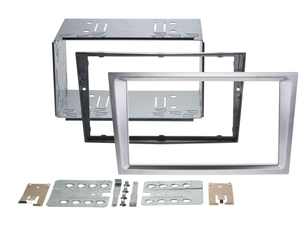 Ramka montażowa 2-DIN Opel Corsa C, aluminium