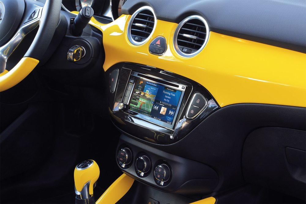 Ramka montażowa 2-DIN Opel Adam/Corsa E, piano black