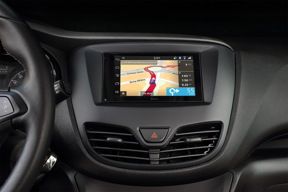 Ramka montażowa 2-DIN Opel Karl 2017-2019, czarna