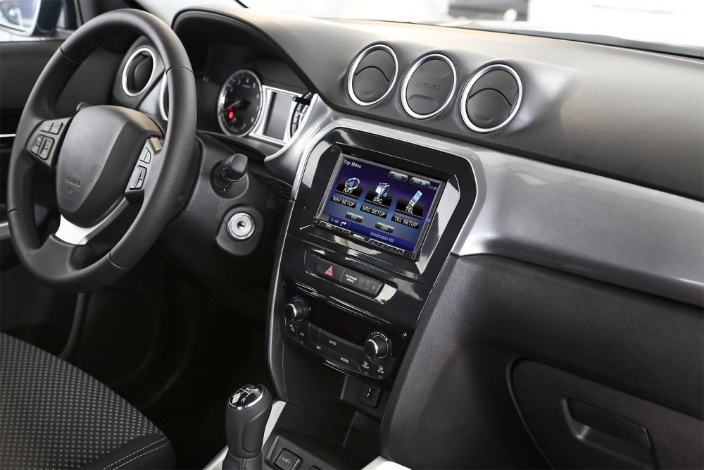 Ramka montażowa 2-DIN Suzuki Vitara, piano black