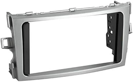 Ramka montażowa 2-DIN Toyota Verso 2009-2018 srebrna