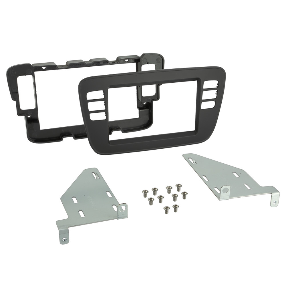 Ramka montażowa 2-DIN Seat/Skoda/VW, czarna