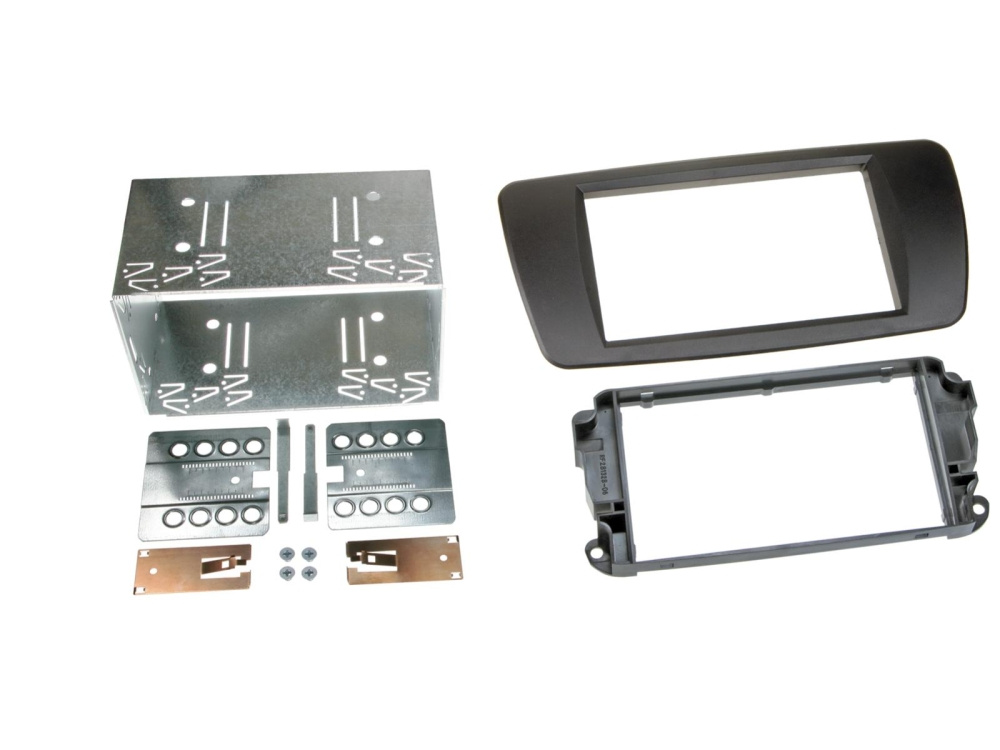 ACV Ramka montażowa 2-DIN Seat Ibiza, nit black