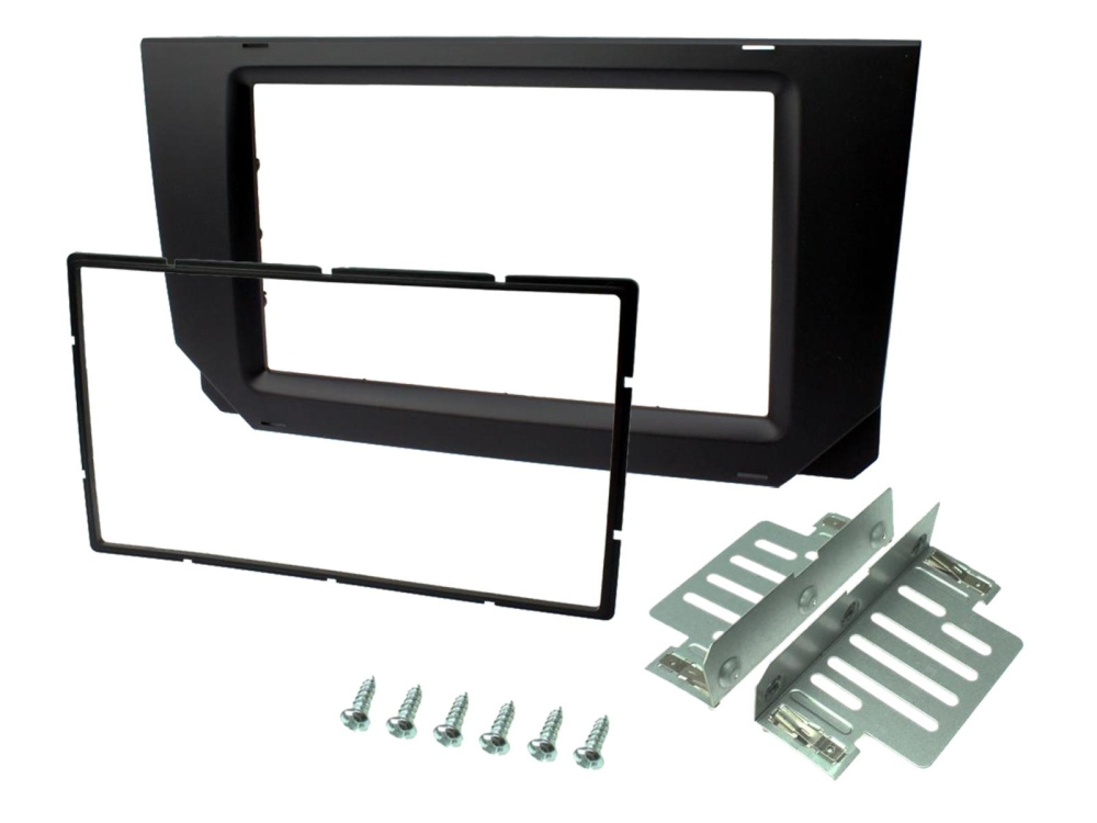 Ramka montażowa 2-DIN Seat Arona/Ibiza, czarny