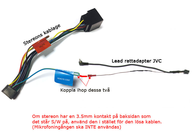 Adapter LEAD ACV do sterowania z kierownicy, JVC