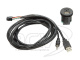 Złącze USB + AUX 3,5 mm do montażu w obudowie z kablem 1,5 m Złącze USB + AUX 3,5 mm do montażu w obudowie z kablem 1,5 m