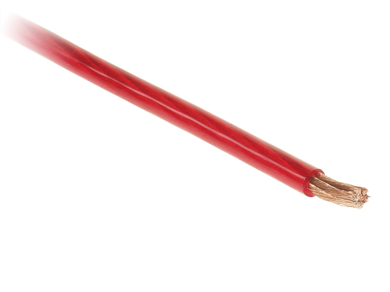 10mm² (8AWG) kabel zasilający Czerwony - ACV
