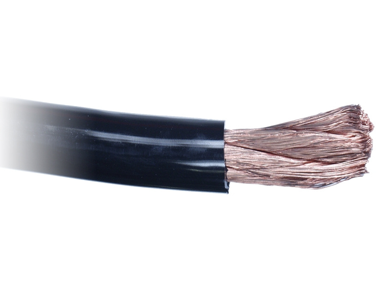 35mm² (2AWG) kabel zasilający czarny - ACV