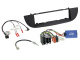 Ramka montażowa 1-DIN Fiat 500 czarna 2007-2015 Ramka montażowa 1-DIN Fiat 500 czarna 2007-2015