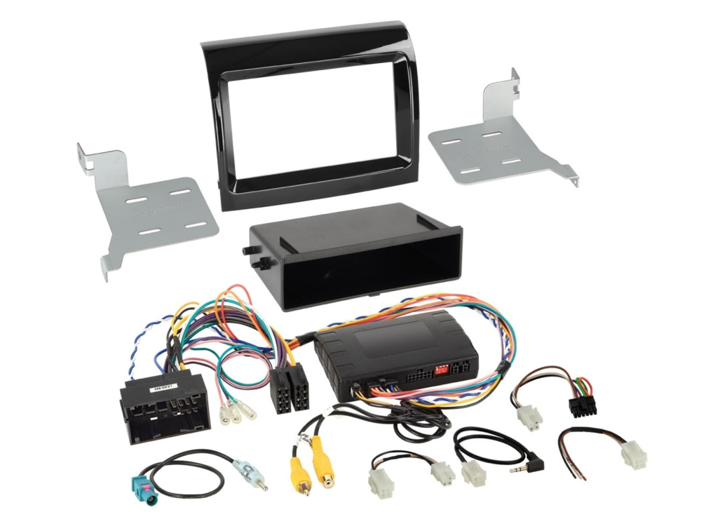 Zestaw montażowy 2-DIN (adapter informacyjny) z kieszenią na akcesoria Citroen/Fiat/Opel/Peugeot - 2014 - 2021