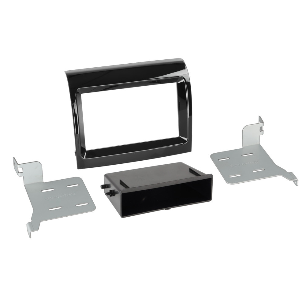Zestaw montażowy 2-DIN (adapter informacyjny) z kieszenią na akcesoria Citroen/Fiat/Opel/Peugeot - 2014 - 2021