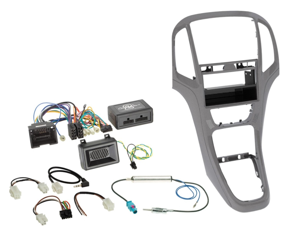 Zestaw 2-DIN z kieszenią na akcesoria Opel Astra J 2009-2018