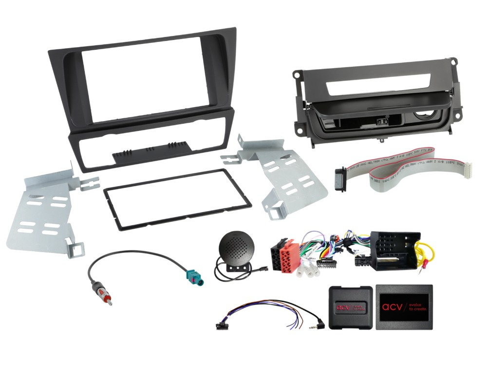 Zestaw instalacyjny ACV 2-DIN BMW serii 3 E90/E91, czarny