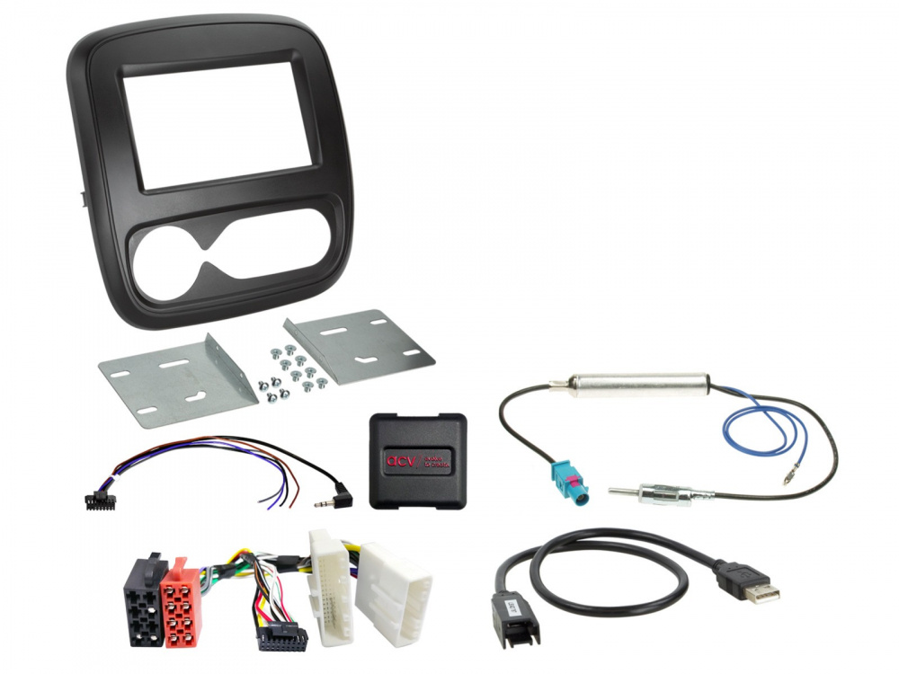 Zestaw instalacyjny ACV 2-DIN Fiat/Nissan/Open/Renault