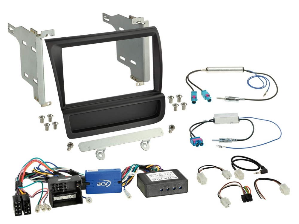 Zestaw instalacyjny ACV 2-DIN Audi R8 czarny