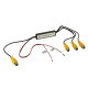 Wzmacniacz i splitter sygnału wideo 1x3 RCA Wzmacniacz i splitter sygnału wideo 1x3 RCA