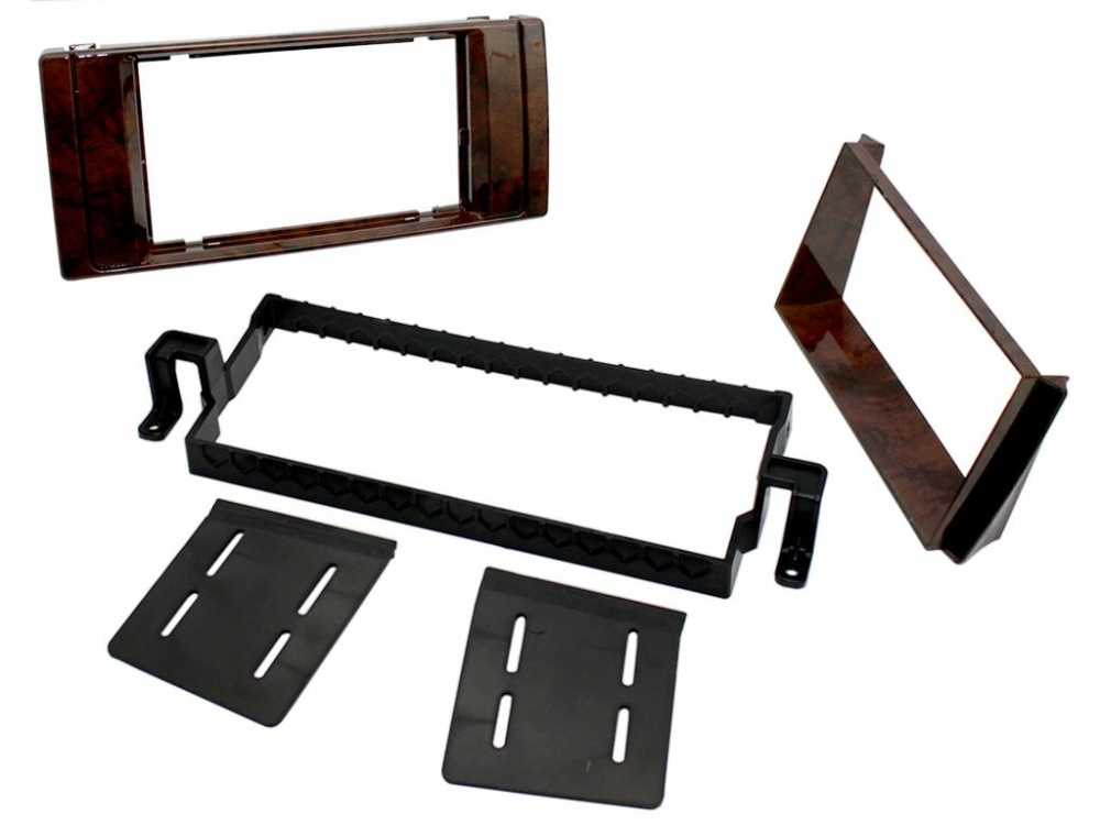 Ramka stereo 2-DIN BMW E39 1996-2004 w okleinie drewnopodobnej