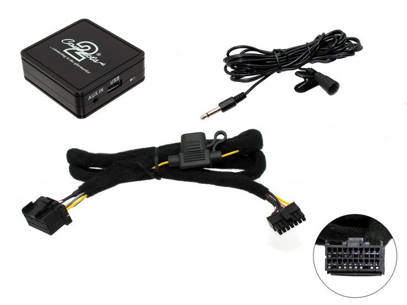 Interfejs Bluetooth Subaru, 20-pinowe złącze zmieniacza CD