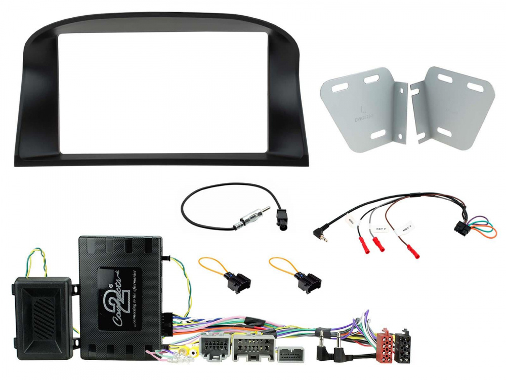 Zestaw montażowy Volvo V70/XC70/ 2012-2016 podwójny DIN, system pasywny
