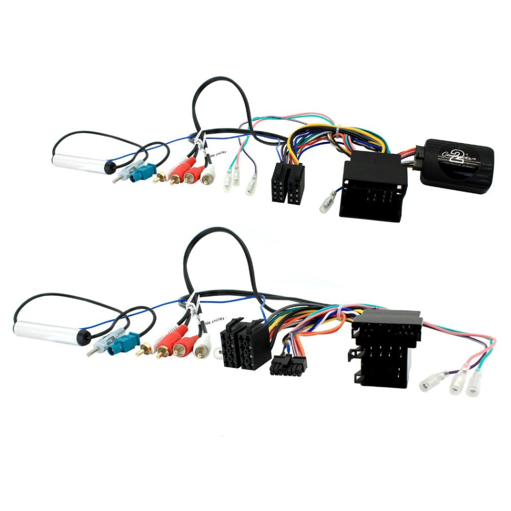 Kabel sterowania z kierownicy Audi incl. adapter antenowy (Original Single-DIN & Double-DIN)