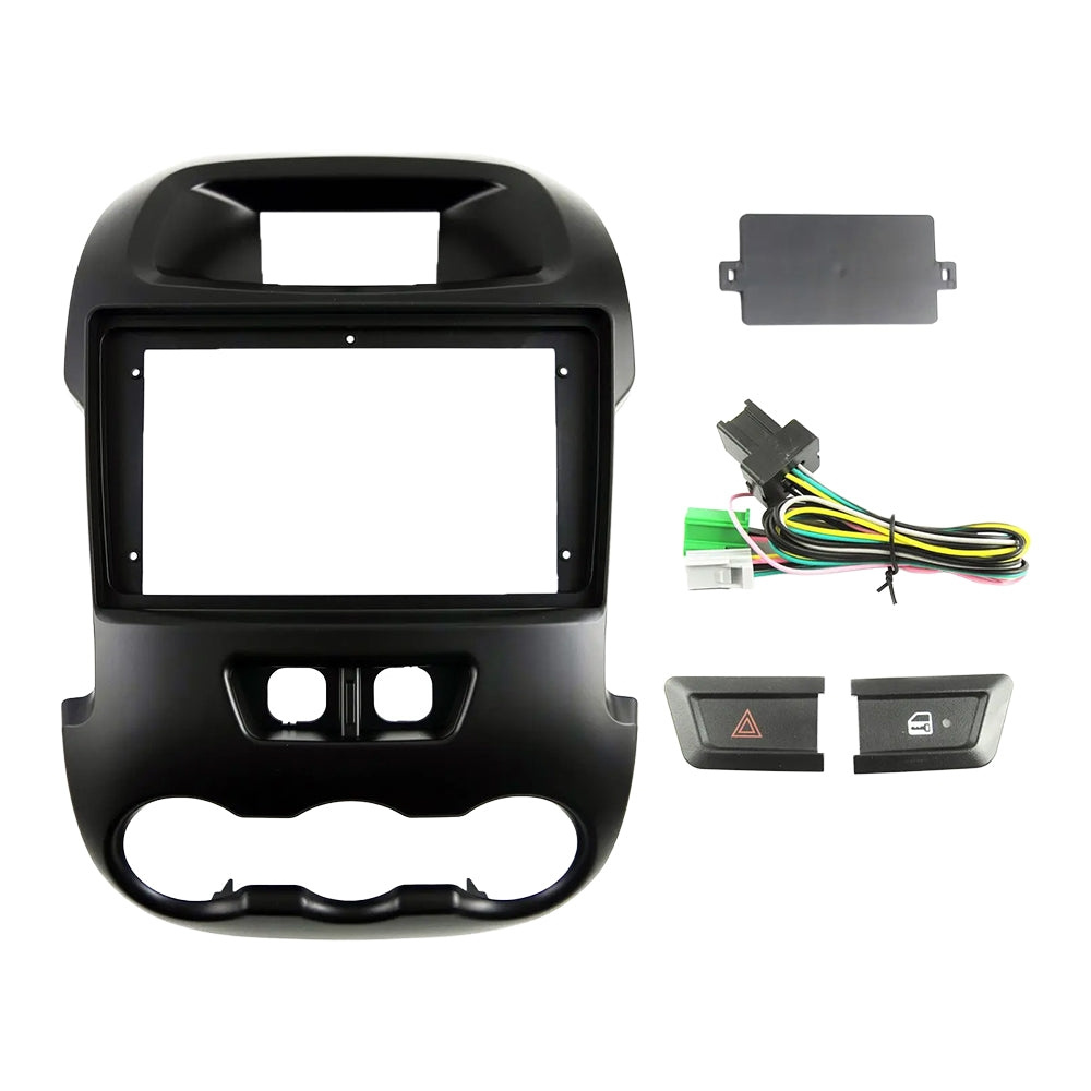 Auto-Connect zestaw instalacyjny do 9-calowego radia samochodowego, Ford Ranger 2012-2016, czarny