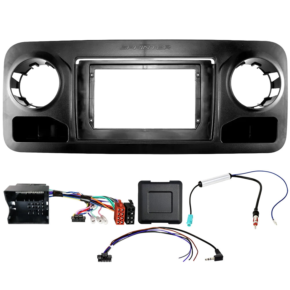Auto-Connect zestaw montażowy do radia 9 cali, Mercedes Sprinter W907/W910 2018-