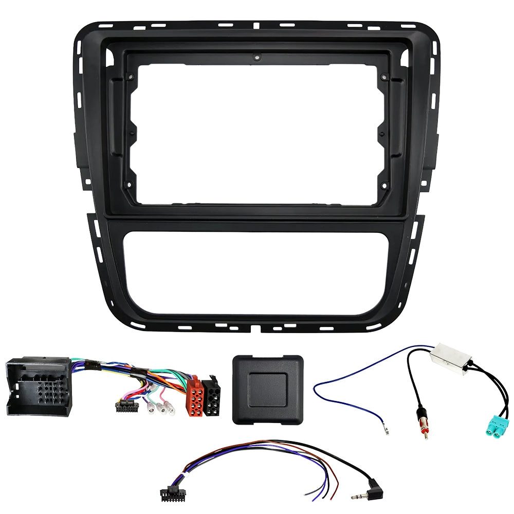 Auto-Connect zestaw montażowy do radia 9 cali, Volkswagen Passat B7 2011-2015, klimatyzacja manualna