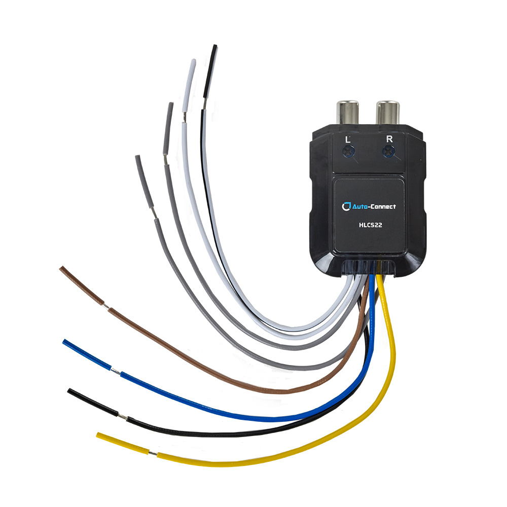 Auto-Connect HLCS22 2-kanałowy konwerter poziomu wysokiego/niskiego