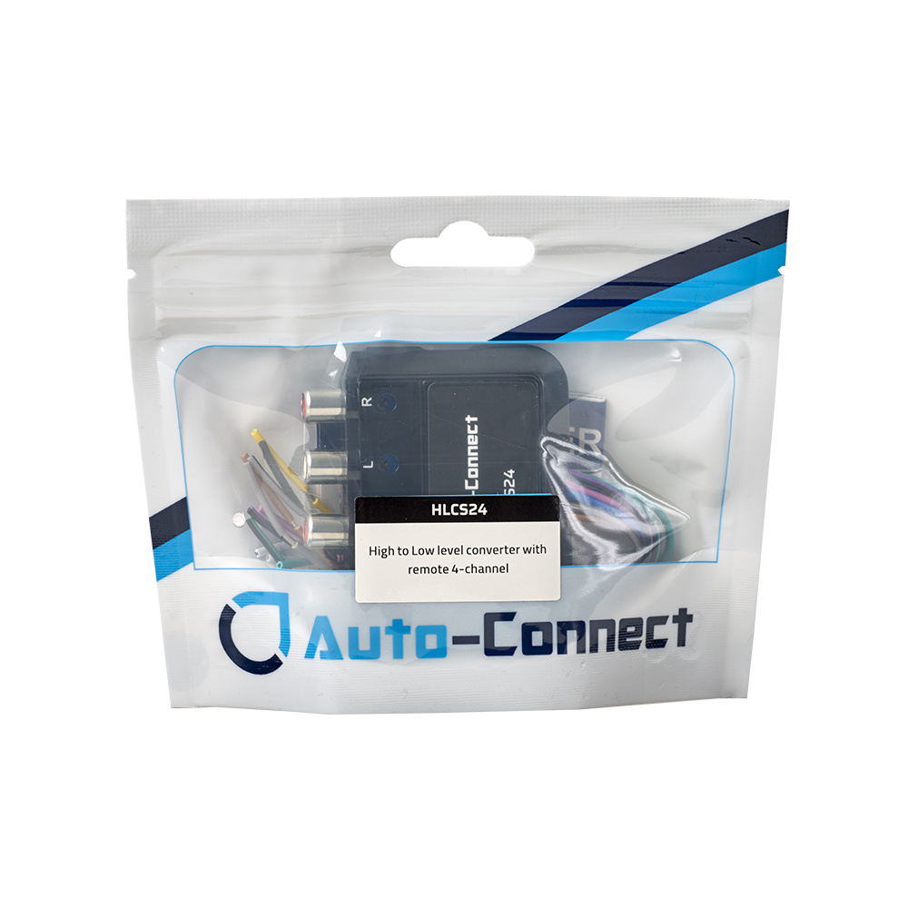 Auto-Connect HLCS24 4-kanałowy konwerter poziomu wysokiego/niskiego
