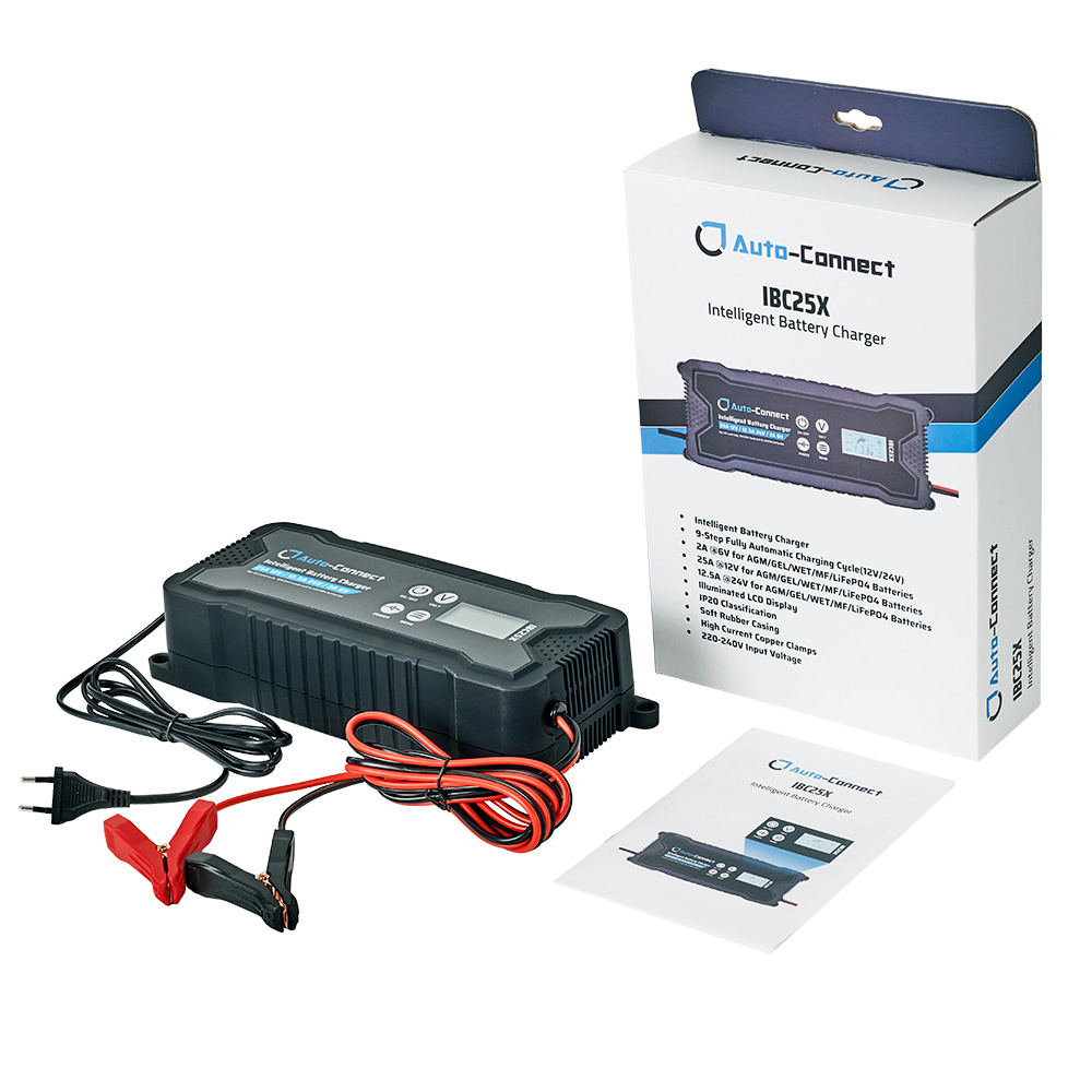 Auto-Connect IBC25X, ładowarka akumulatora 25 A