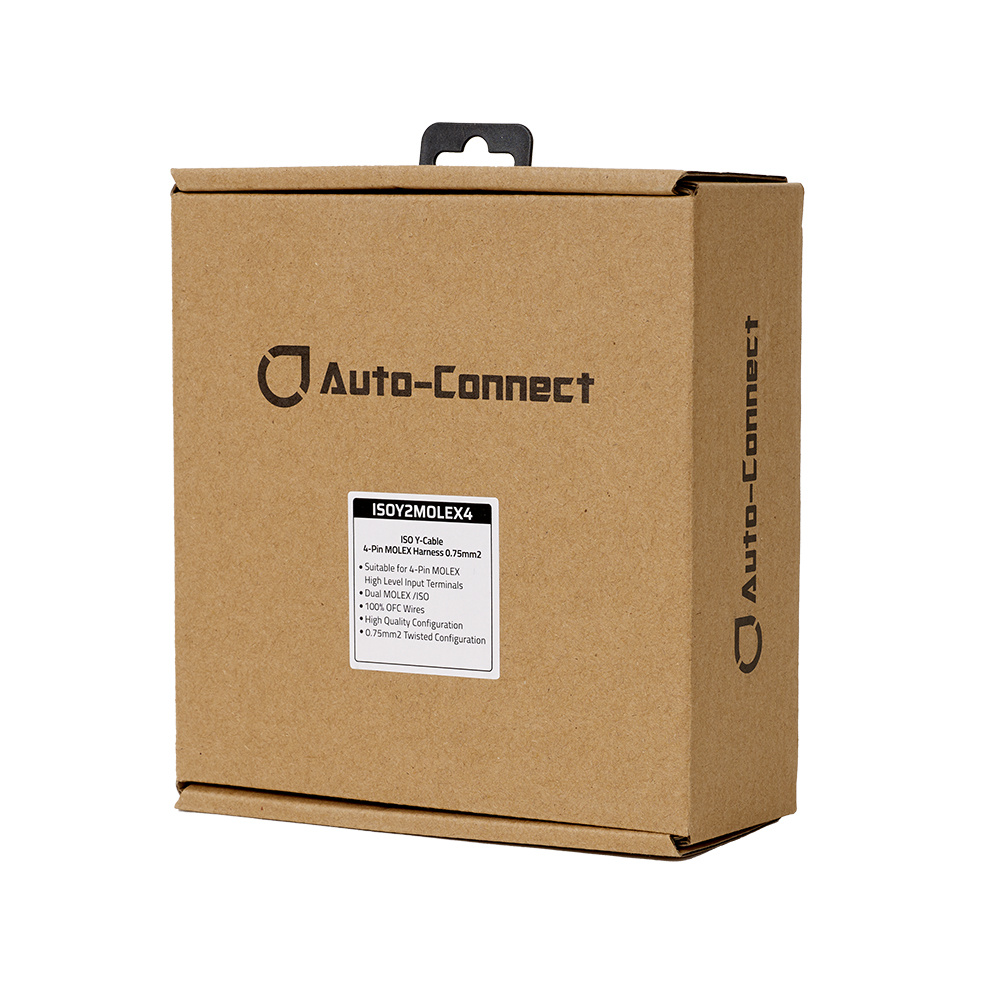 Auto-Connect ISOY2MOLEX4, ISO-ISO do 2x4-pin Molex