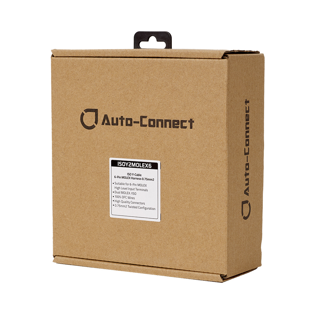 Auto-Connect ISOY2MOLEX6, ISO-ISO do 2x6-pin Molex