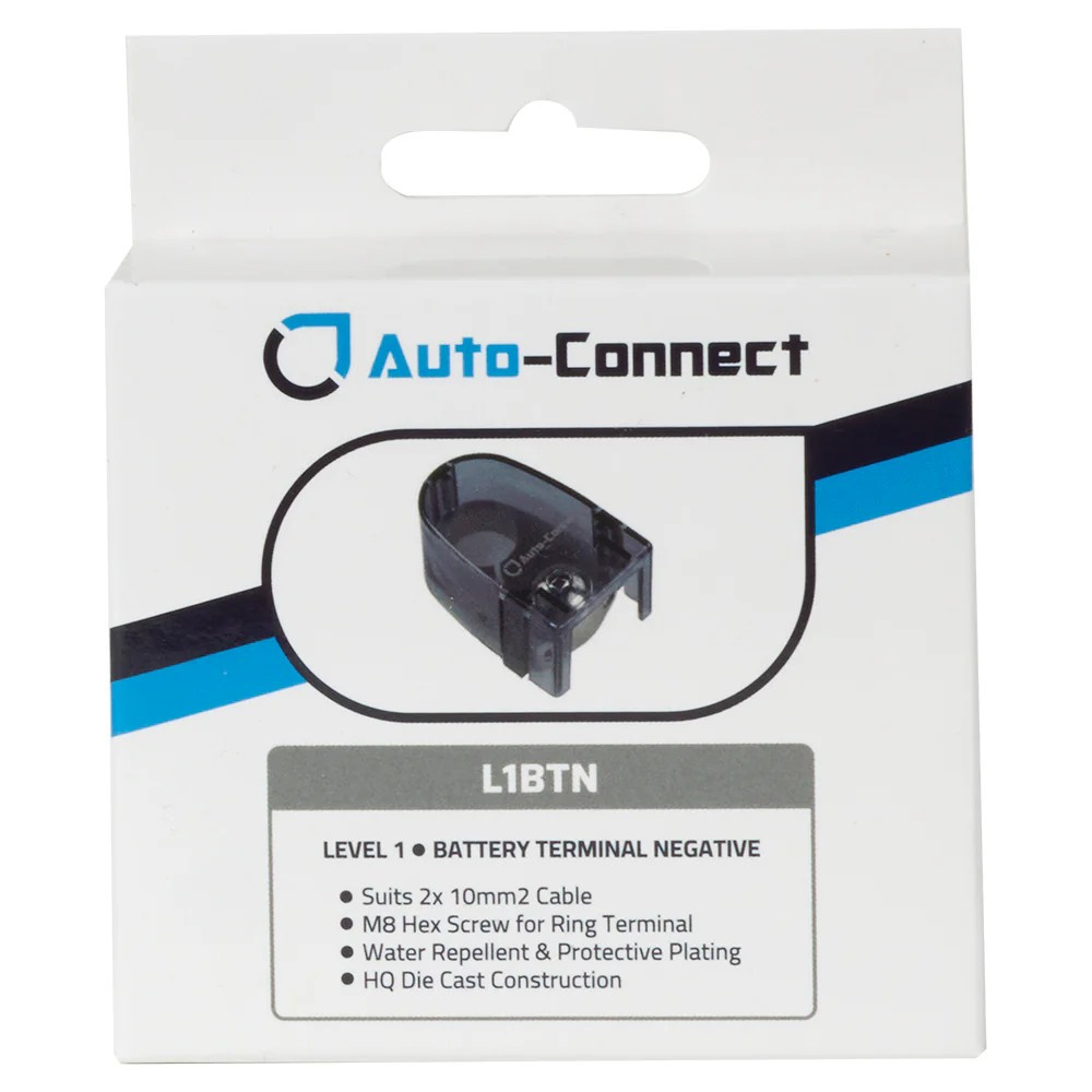Auto-Connect końcówka akumulatorowa M8 minus, 2x10mm²