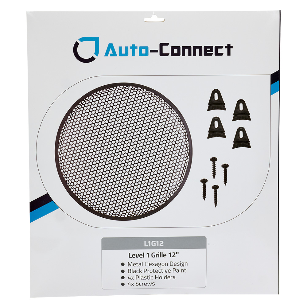 Auto-Connect Hexagon maskownica głośnika, 12 cali