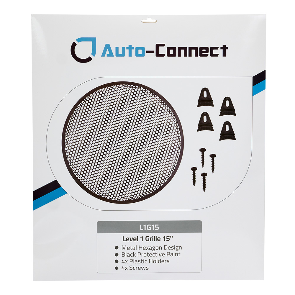 Auto-Connect Hexagon maskownica głośnika, 15 cali