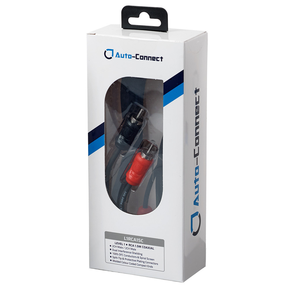 Auto-Connect koncentryczny kabel niskopoziomowy 1.5 metra, Level 1