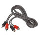 Auto-Connect skręcany przedłużacz RCA 1.5 metra, Level 1 Auto-Connect skręcany przedłużacz RCA 1.5 metra, Level 1
