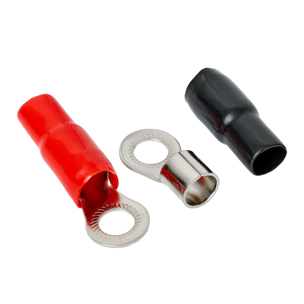 Auto-Connect czerwono-czarna końcówka oczkowa M12, 53 mm²