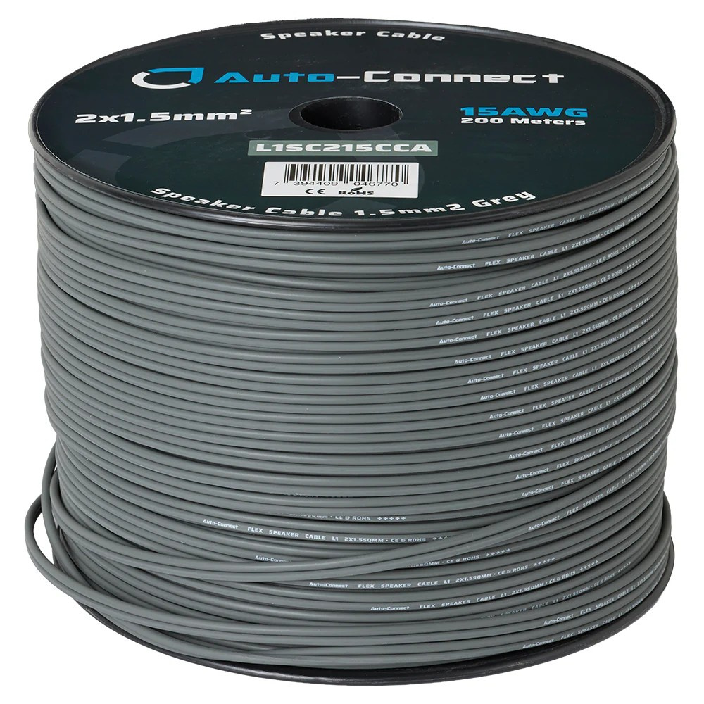 Auto-Connect CCA-kabel głośnikowy 2x1,5 mm², metr bieżący