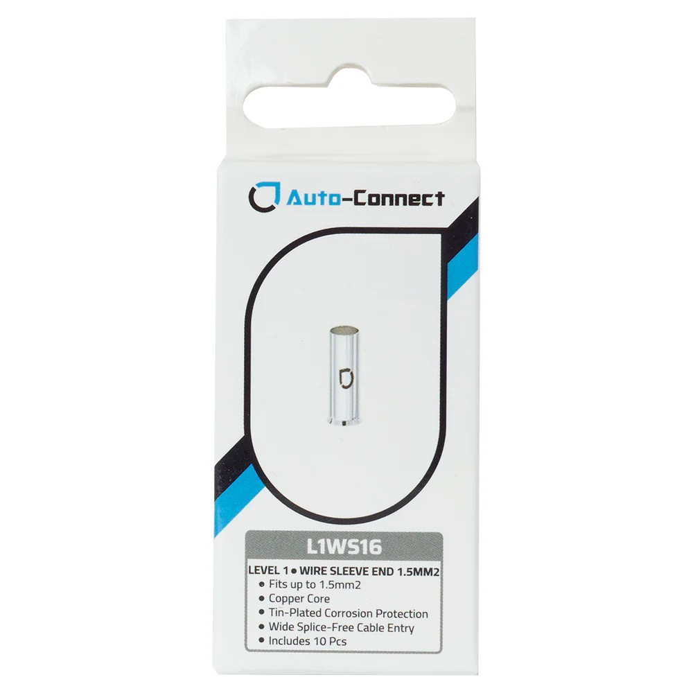 Auto-Connect L1WS16 opakowanie 10 szt. tulejek kablowych, kabel 1,5 mm²