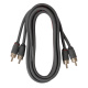 Auto-Connect skręcany kabel niskopoziomowy 1.5 metra, Level 2 Auto-Connect skręcany kabel niskopoziomowy 1.5 metra, Level 2