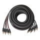 Auto-Connect skręcany 4-kanałowy kabel niskopoziomowy 5.5 metra, Level 2 Auto-Connect skręcany 4-kanałowy kabel niskopoziomowy 5.5 metra, Level 2