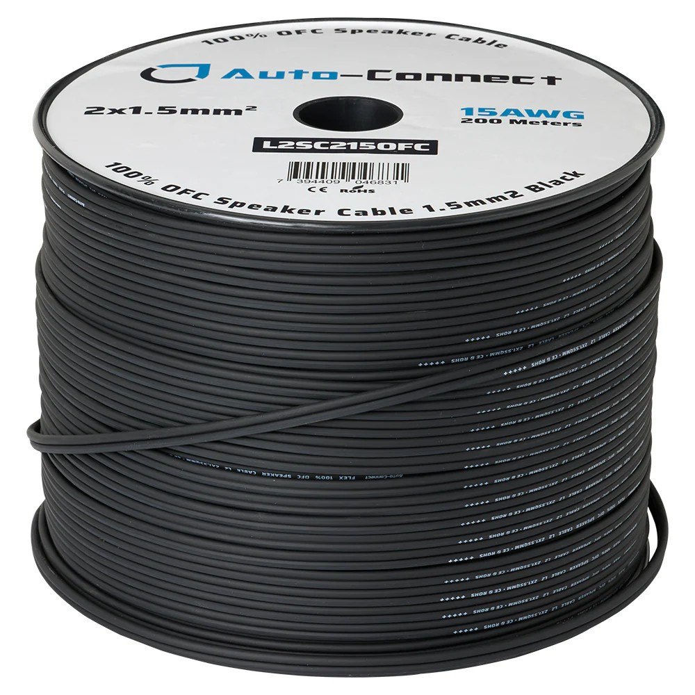 Auto-Connect OFC przewód głośnikowy 2x1.5 mm², metr bieżący