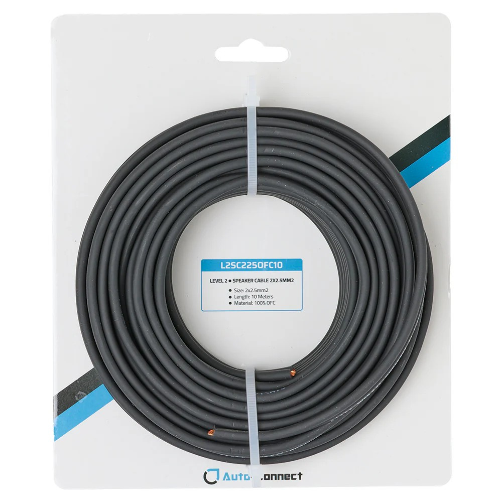 Auto-Connect przewód głośnikowy OFC 2x2,5 mm², 10 metrów